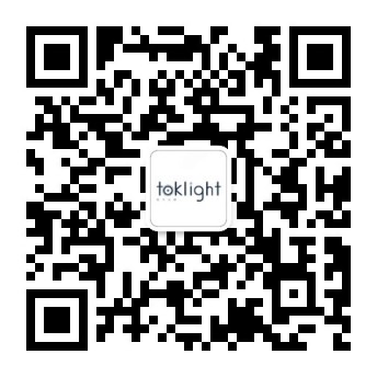 toklight 微信公众号二维码